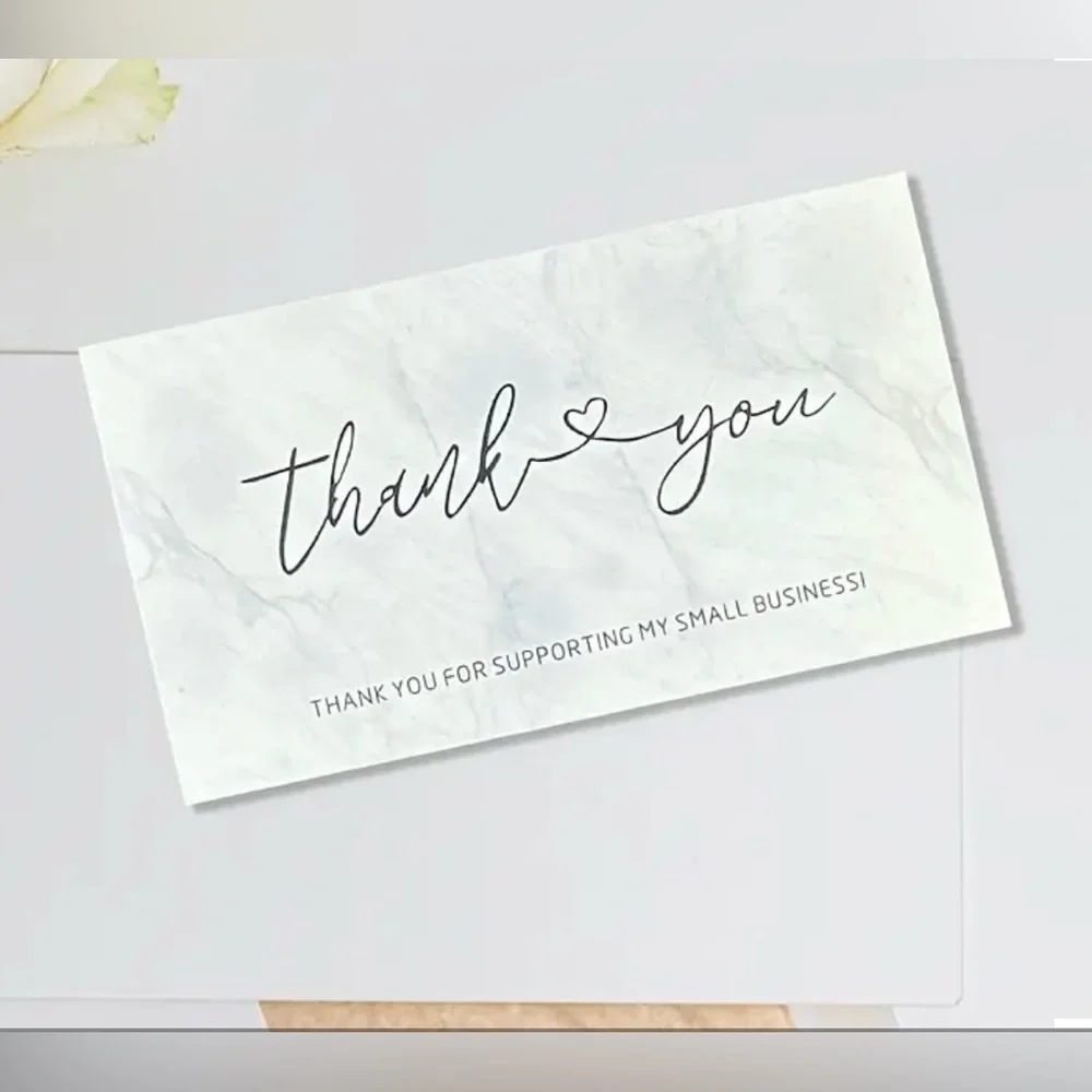 100 Thank You Cards for Small Business
